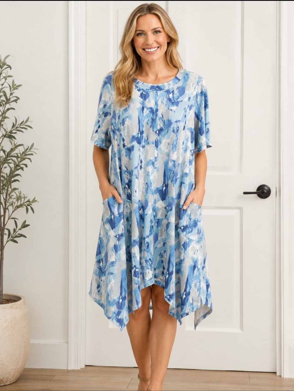 Logo By Lori Goldstein Lounge Dress